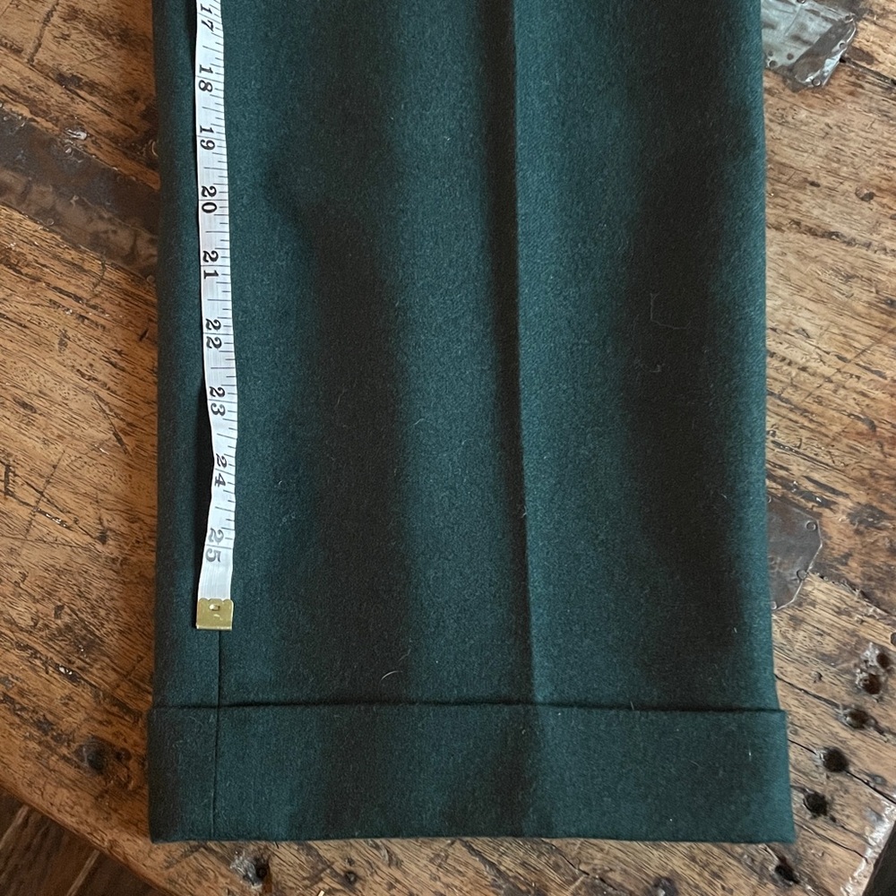 Vintage Ralph Lauren 100% Worsted Wool High Rise Women’s Trouser Pants - Picture 6 of 10